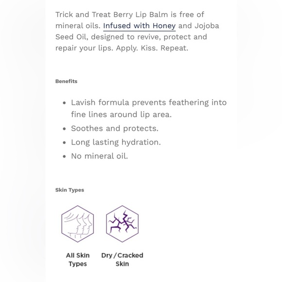 Hey Honey Trick and Treat Berry Balm Lip Balm - Picture 6 of 9